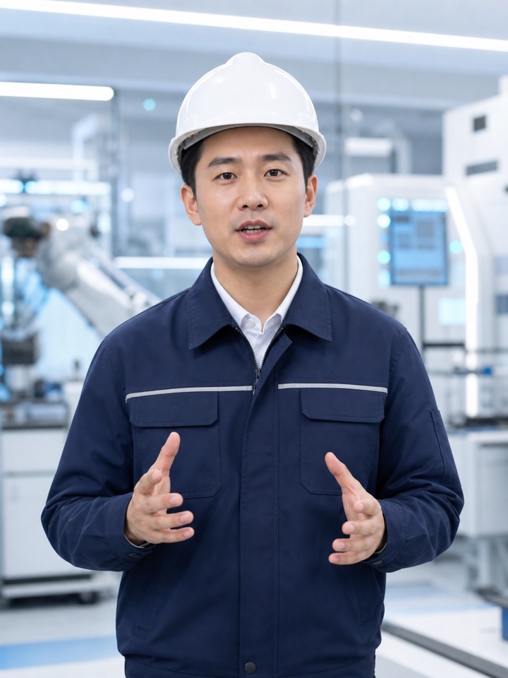 工程师数字人数字人口播画面